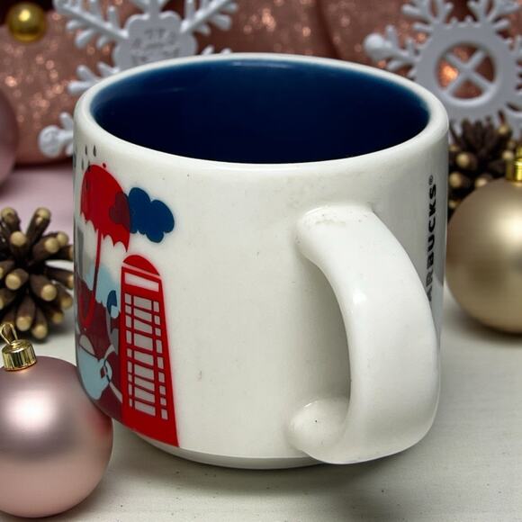Starbucks You Are Here England Mug Ornament 2oz Espresso Mini EUC - Picture 2 of 7